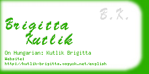 brigitta kutlik business card